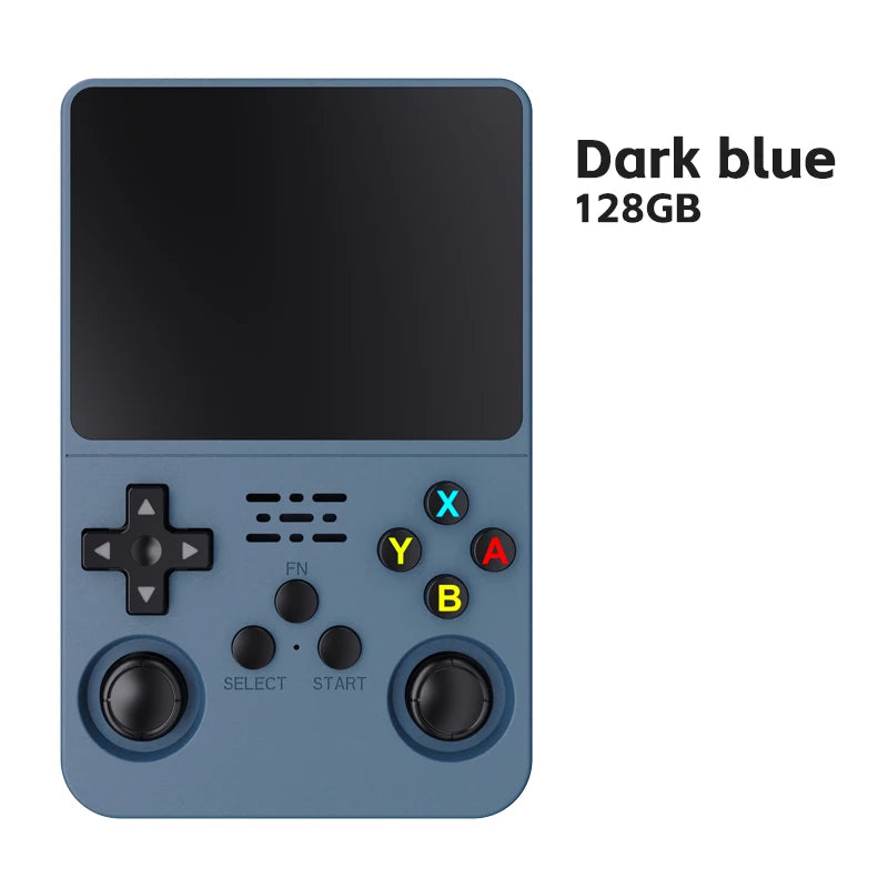 Retro Handheld Game Console R36S 3.5 Inch IPS Screen Portable Gaming Device 64GB 128GB Built-In Games