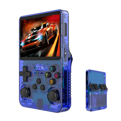 Retro Handheld Game Console R36S 3.5 Inch IPS Screen Portable Gaming Device 64GB 128GB Built-In Games