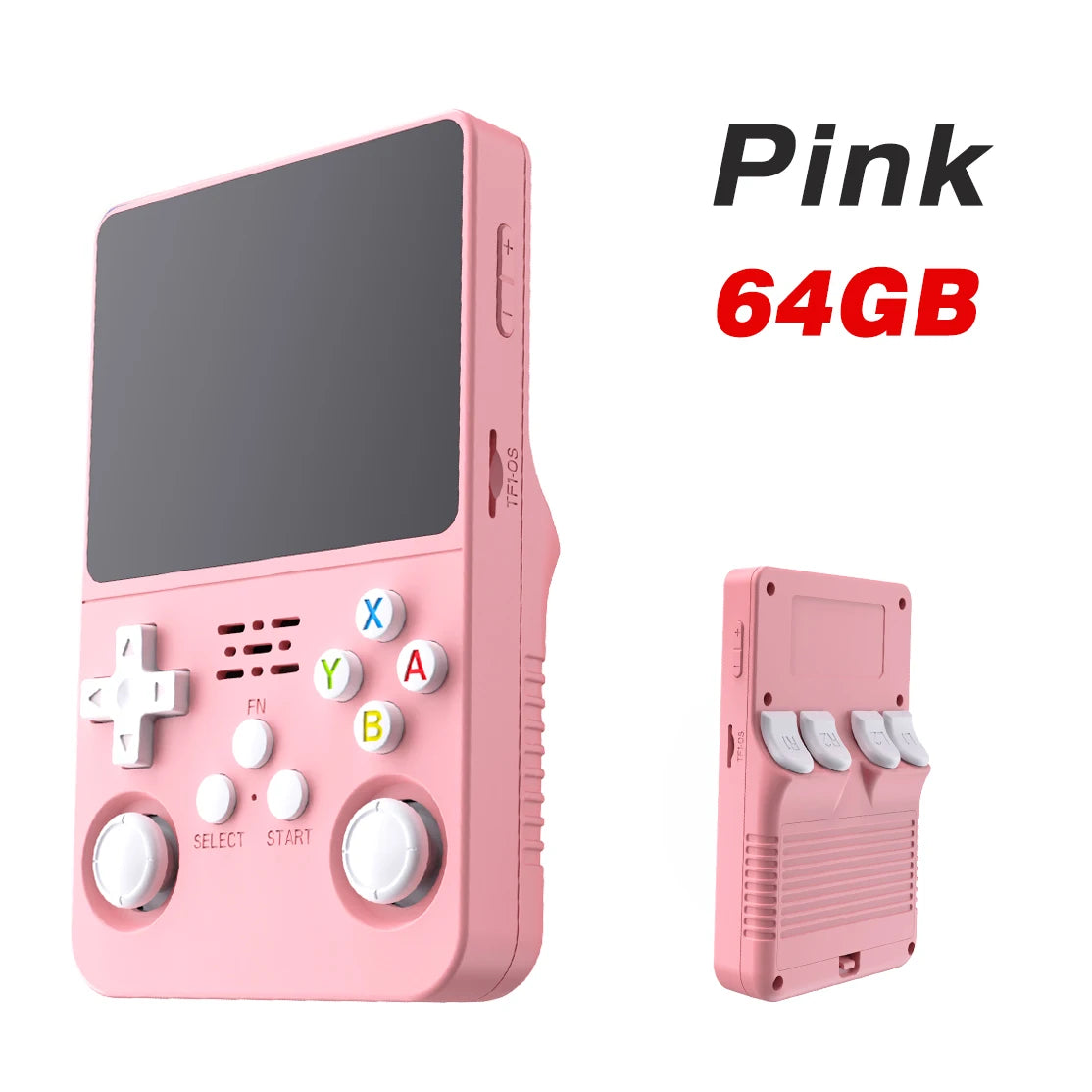 Retro Handheld Game Console R36S 3.5 Inch IPS Screen Portable Gaming Device 64GB 128GB Built-In Games