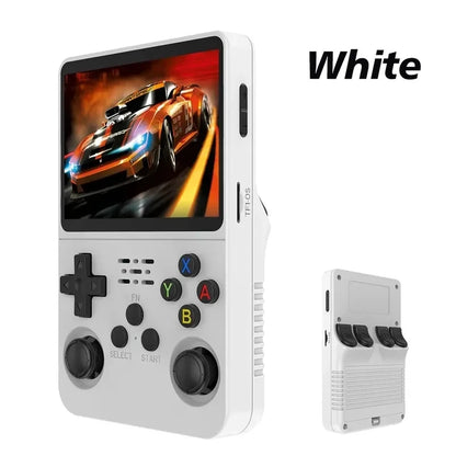Retro Handheld Game Console R36S 3.5 Inch IPS Screen Portable Gaming Device 64GB 128GB Built-In Games