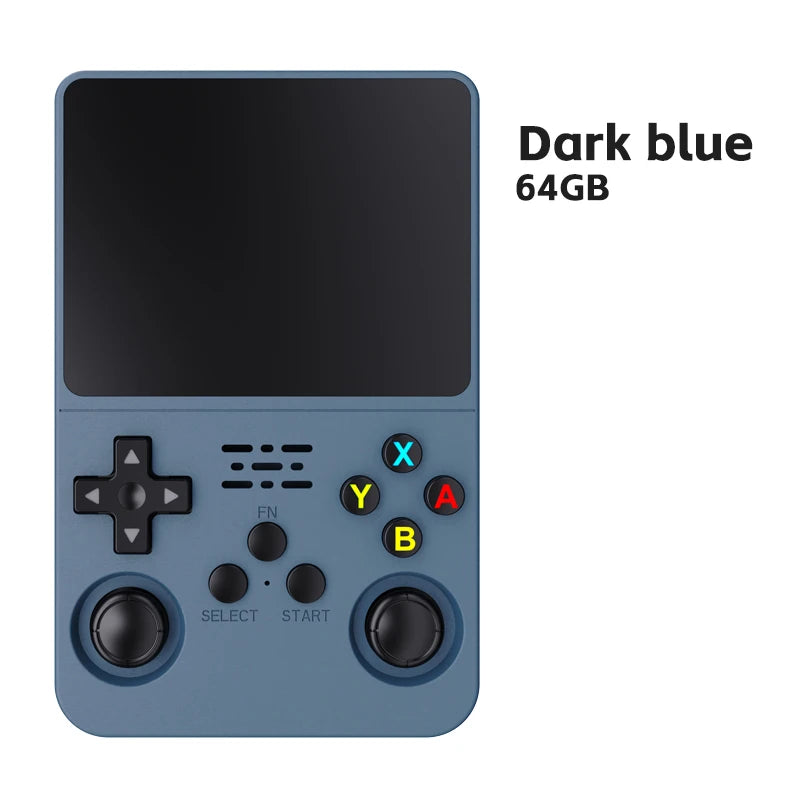 Retro Handheld Game Console R36S 3.5 Inch IPS Screen Portable Gaming Device 64GB 128GB Built-In Games