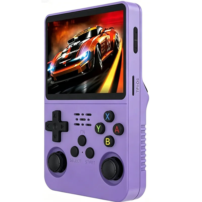 Retro Handheld Game Console R36S 3.5 Inch IPS Screen Portable Gaming Device 64GB 128GB Built-In Games